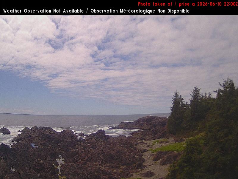 Webcam - Amphitrite Point Lighthouse - near Ucluelet - NorthWest 
