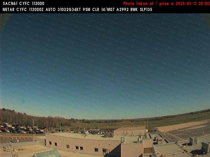 Web Cam image of Fredericton Airport (East)