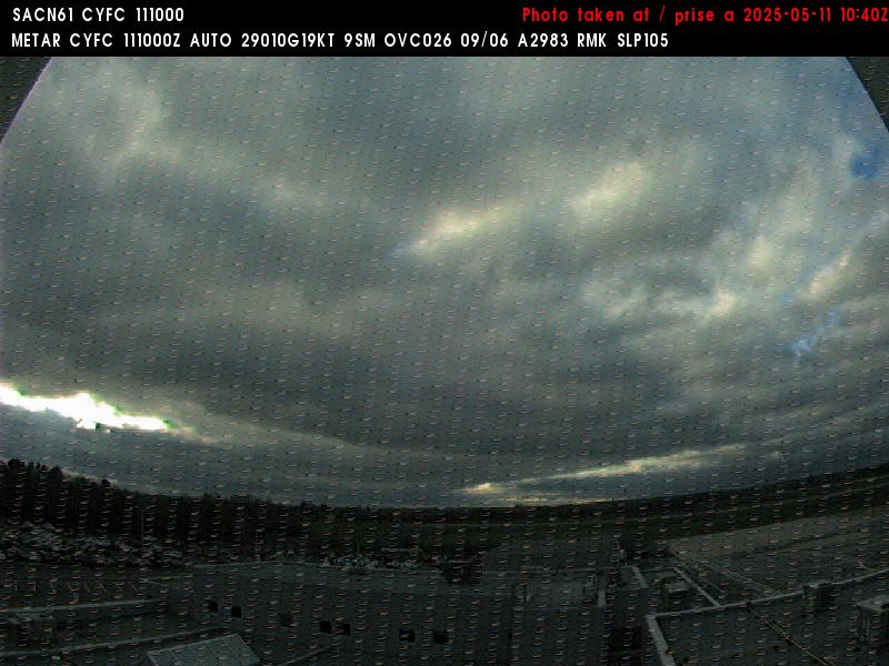 Web Cam image of Fredericton Airport (East)
