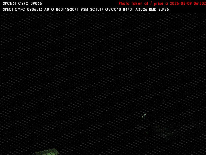 Web Cam image of Fredericton Airport (East)