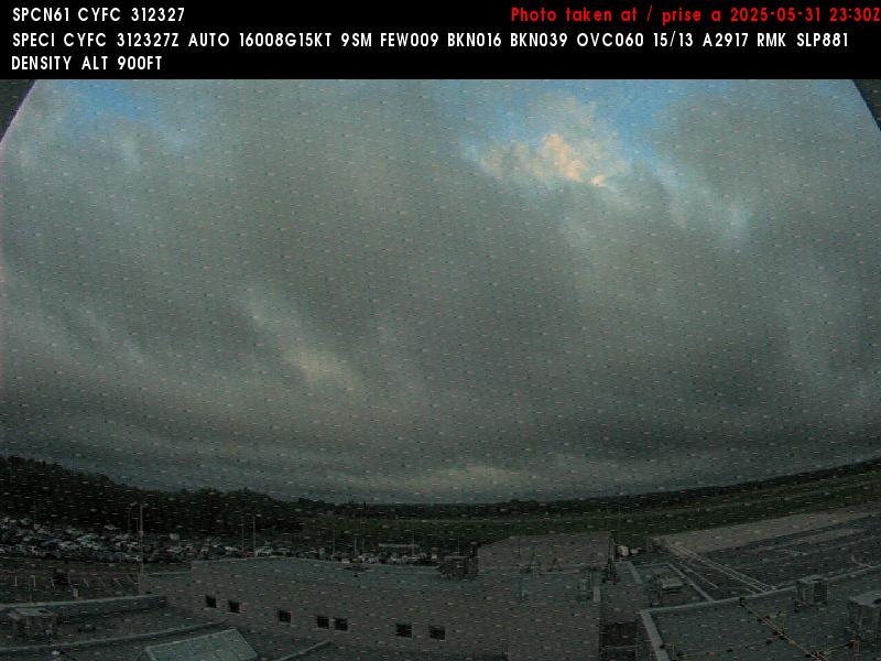 Web Cam image of Fredericton Airport (East)