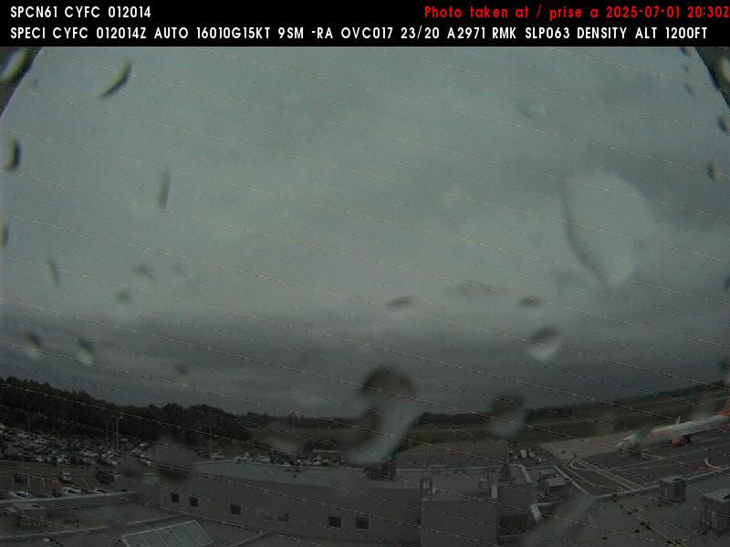 Web Cam image of Fredericton Airport (East)