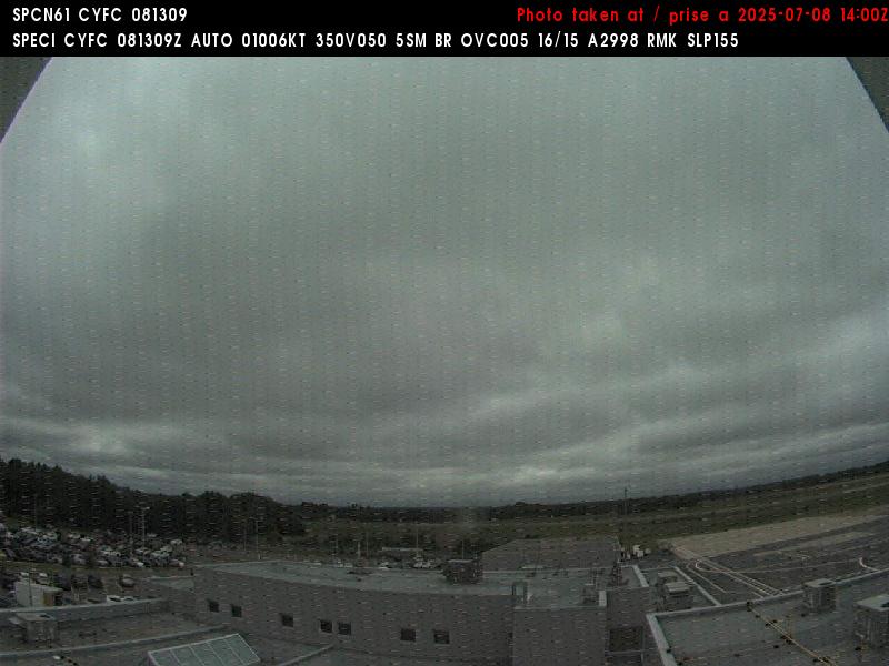 Web Cam image of Fredericton Airport (East)
