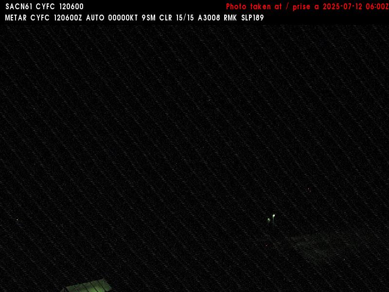 Web Cam image of Fredericton Airport (East)