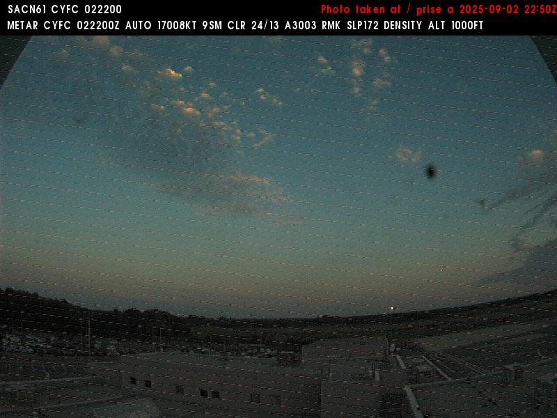 Web Cam image of Fredericton Airport (East)