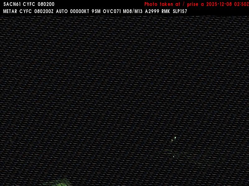 Web Cam image of Fredericton Airport (East)