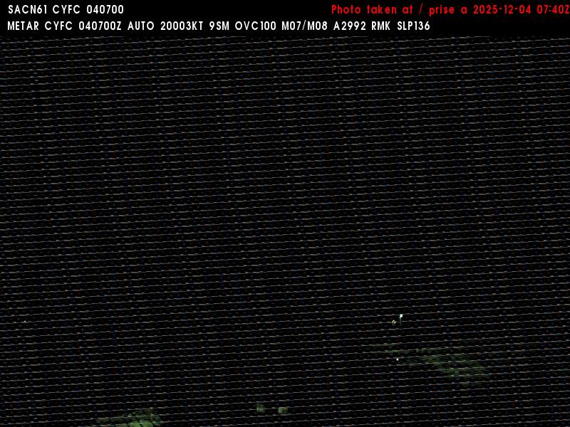 Web Cam image of Fredericton Airport (East)