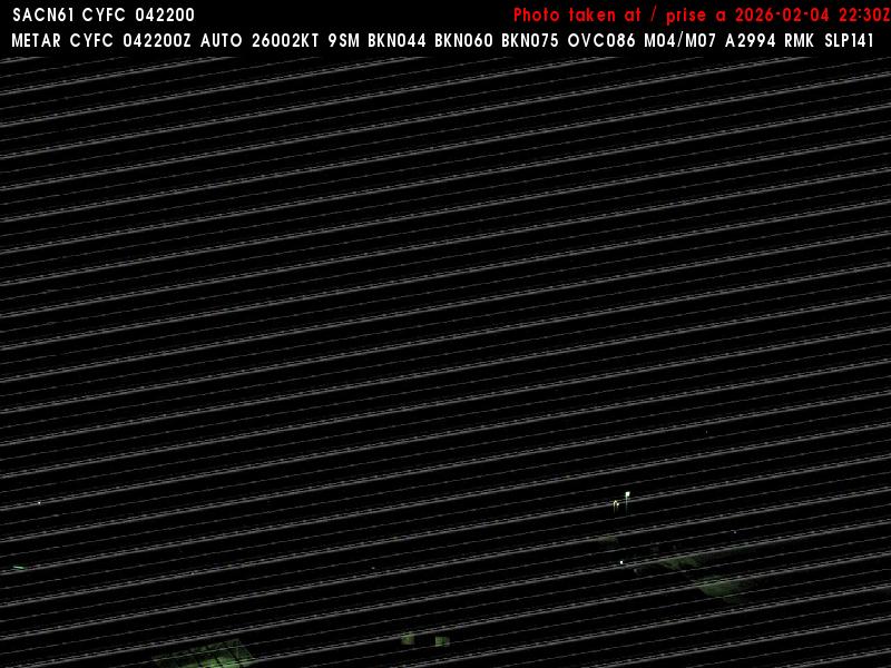 Web Cam image of Fredericton Airport (East)