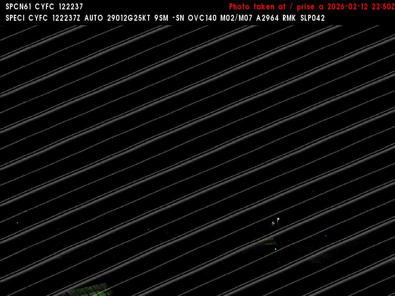 Web Cam image of Fredericton Airport (East)