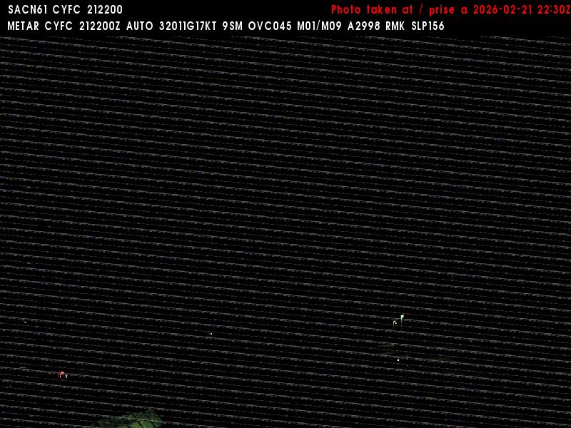 Web Cam image of Fredericton Airport (East)