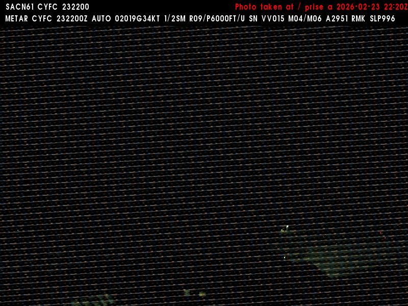 Web Cam image of Fredericton Airport (East)