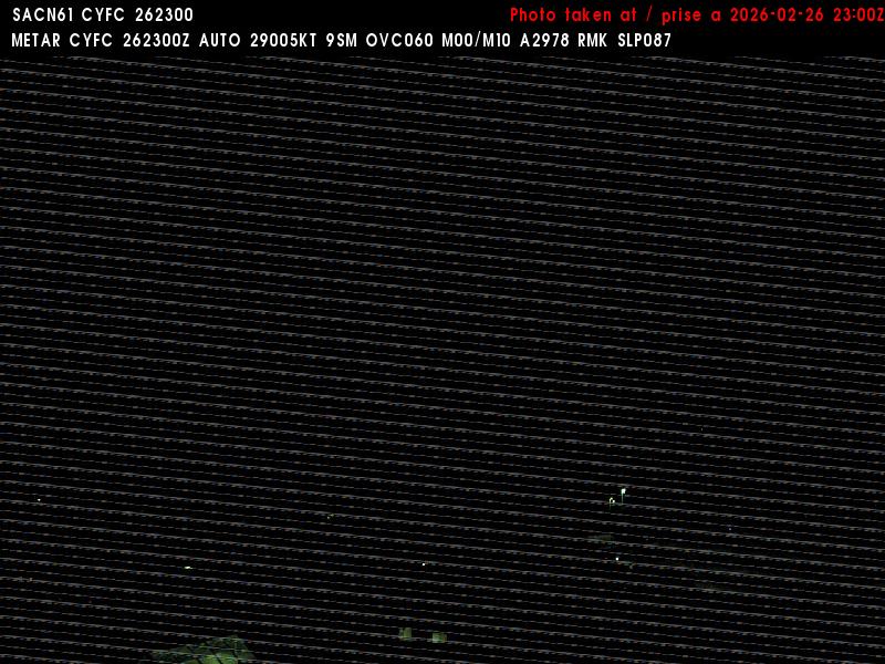 Web Cam image of Fredericton Airport (East)