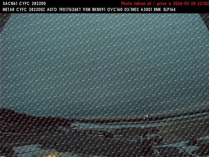 Web Cam image of Fredericton Airport (East)