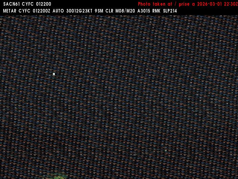 Web Cam image of Fredericton Airport (East)