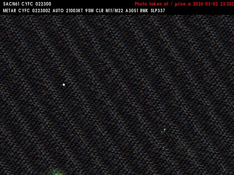 Web Cam image of Fredericton Airport (East)