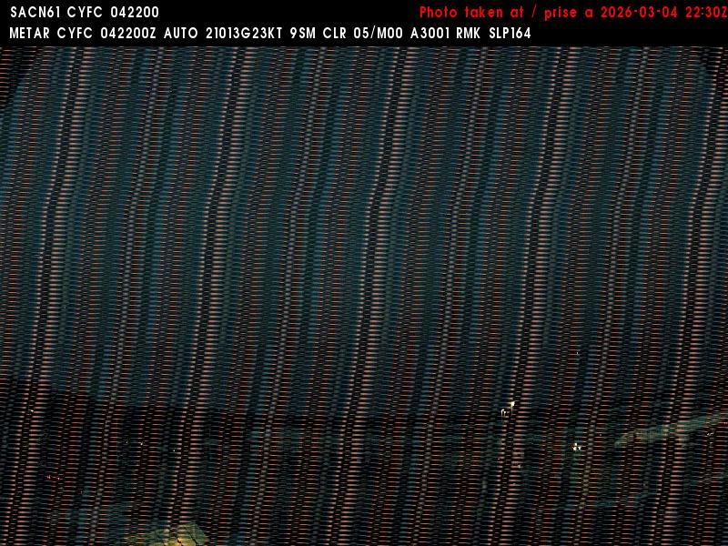 Web Cam image of Fredericton Airport (East)