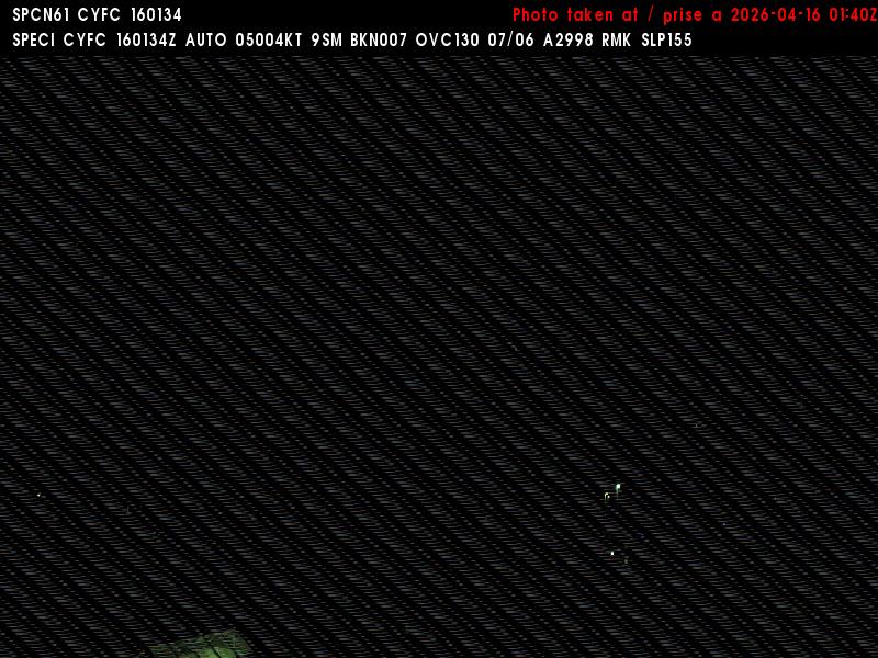 Web Cam image of Fredericton Airport (East)