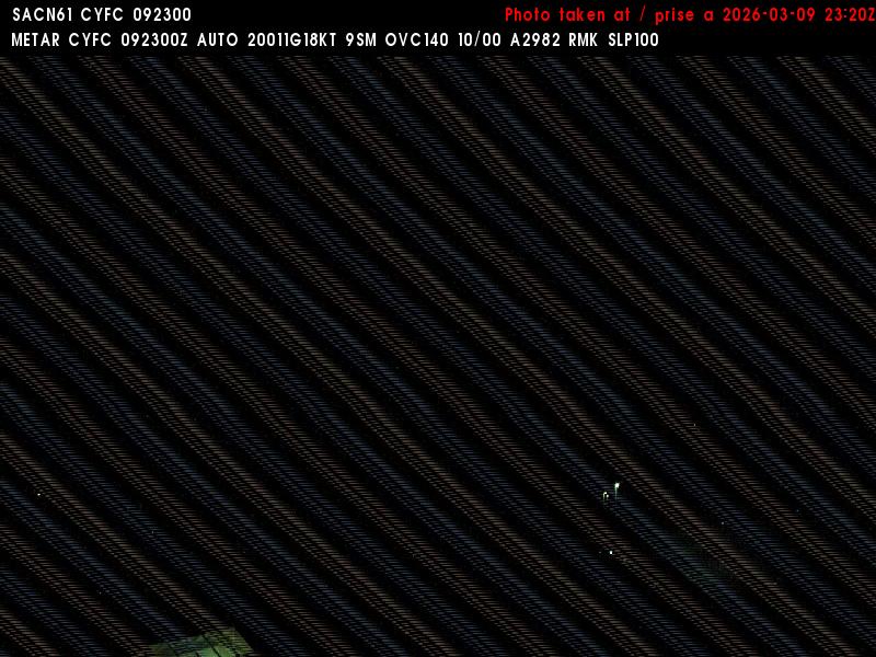 Web Cam image of Fredericton Airport (East)