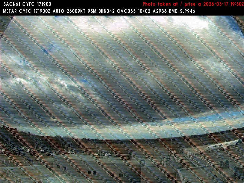 Web Cam image of Fredericton Airport (East)