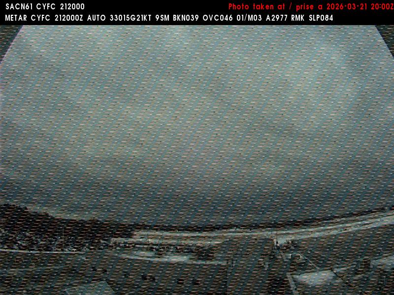 Web Cam image of Fredericton Airport (East)