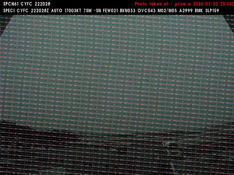 Web Cam image of Fredericton Airport (East)