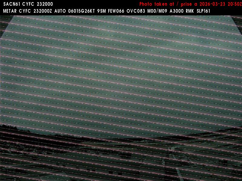 Web Cam image of Fredericton Airport (East)