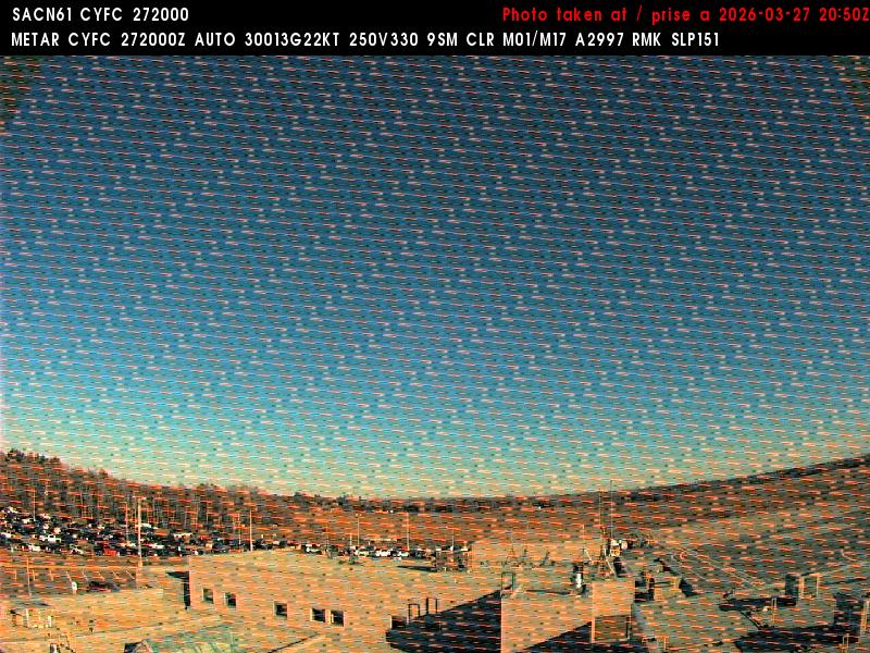 Web Cam image of Fredericton Airport (East)