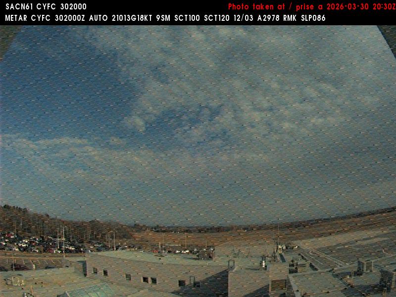Web Cam image of Fredericton Airport (East)