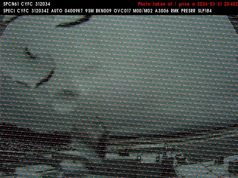 Web Cam image of Fredericton Airport (East)