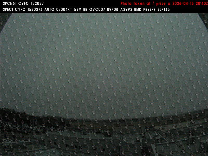 Web Cam image of Fredericton Airport (East)