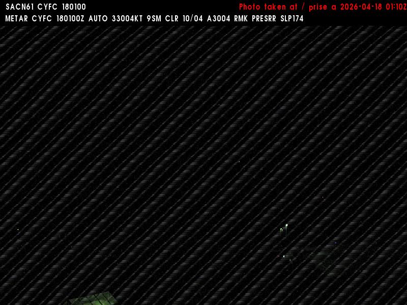 Web Cam image of Fredericton Airport (East)