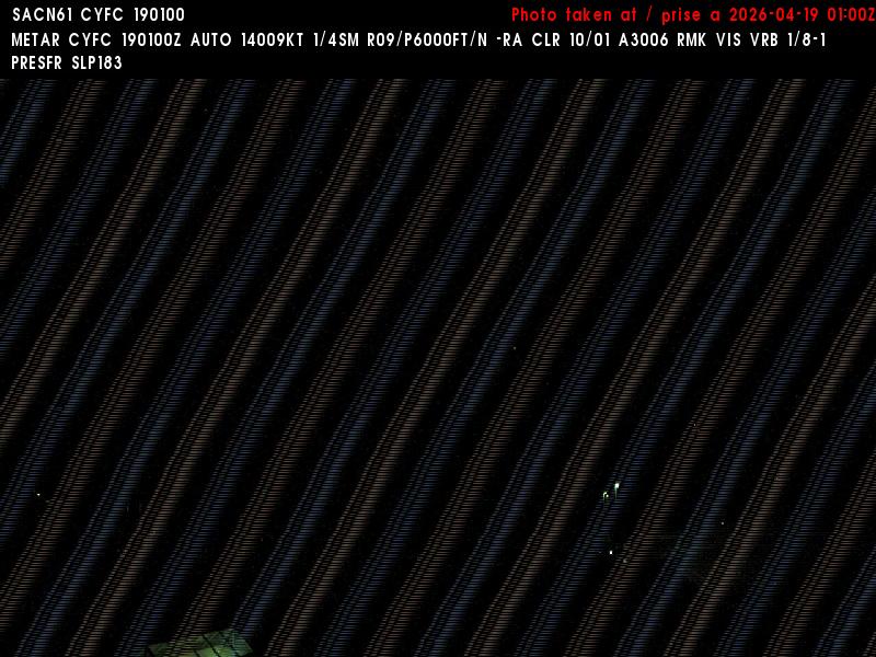 Web Cam image of Fredericton Airport (East)