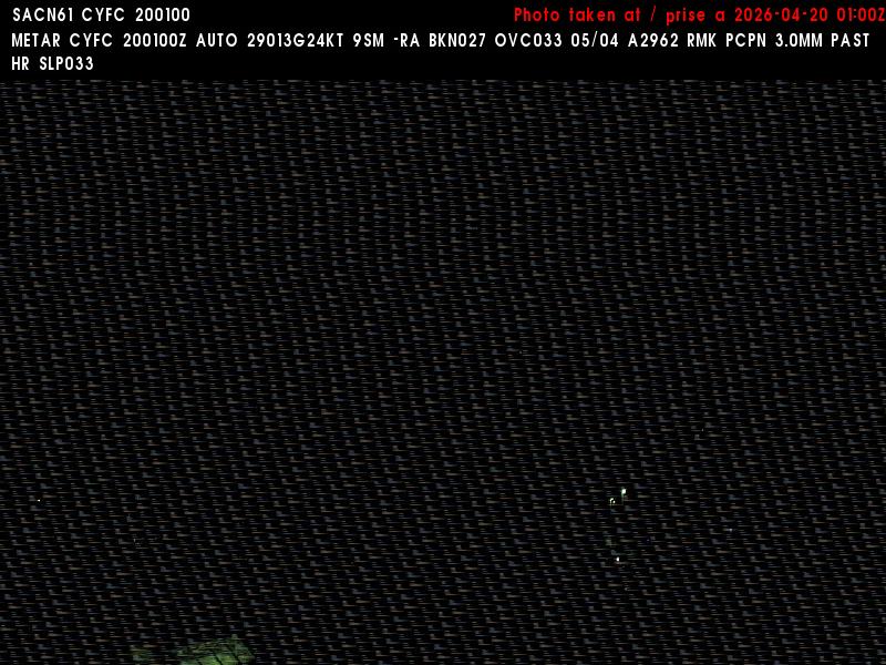 Web Cam image of Fredericton Airport (East)