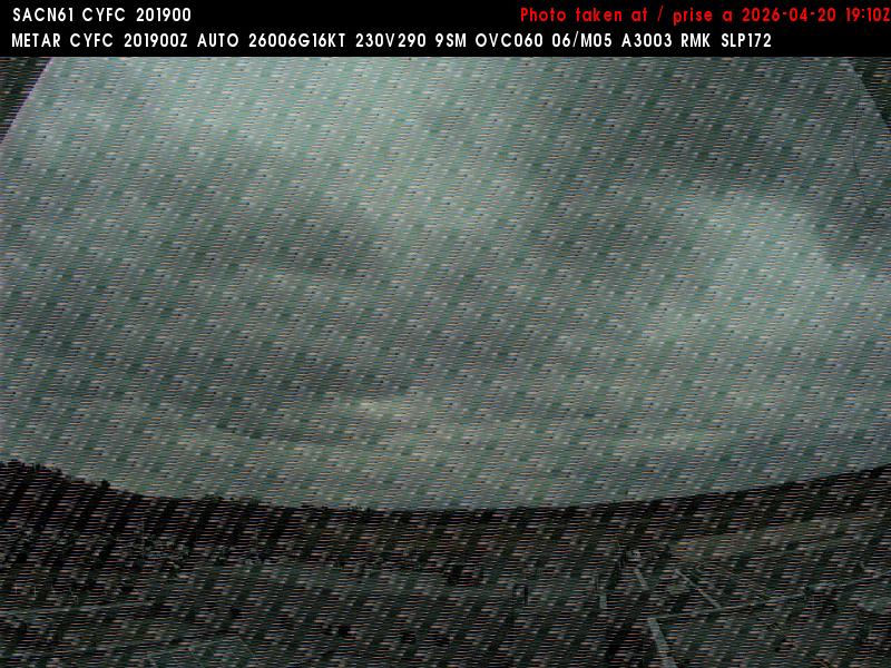 Web Cam image of Fredericton Airport (East)