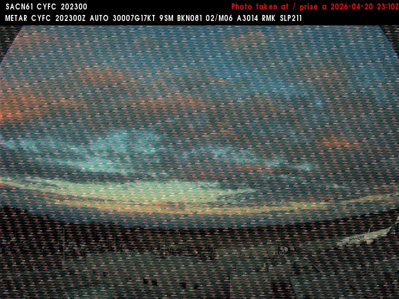 Web Cam image of Fredericton Airport (East)