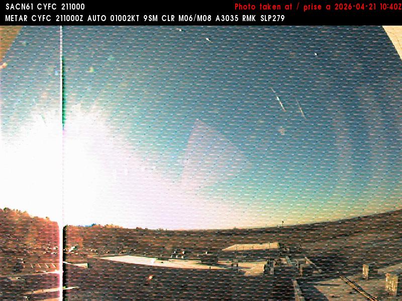 Web Cam image of Fredericton Airport (East)