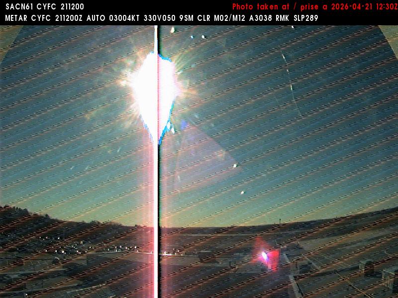 Web Cam image of Fredericton Airport (East)