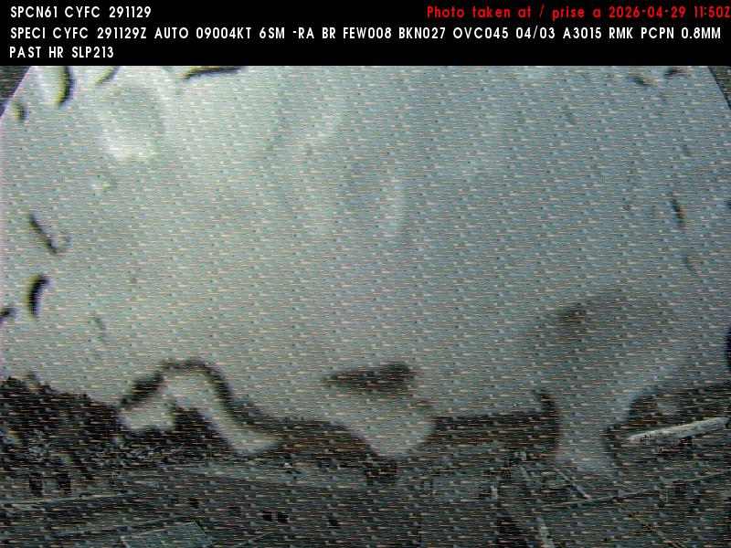 Web Cam image of Fredericton Airport (East)