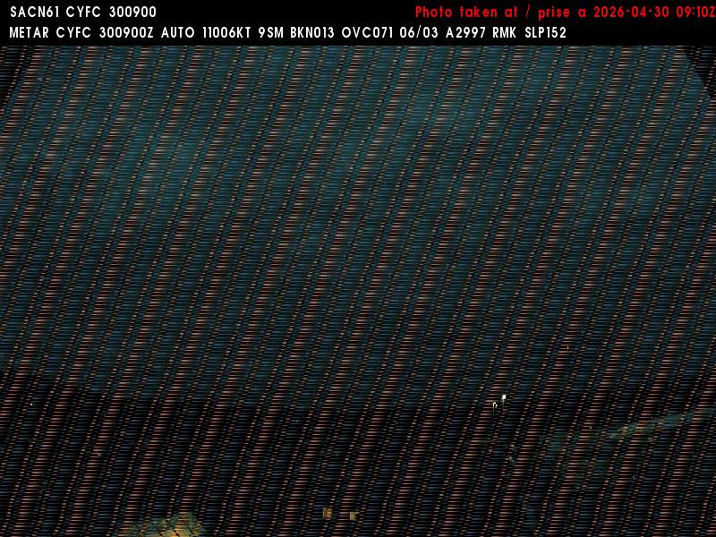 Web Cam image of Fredericton Airport (East)