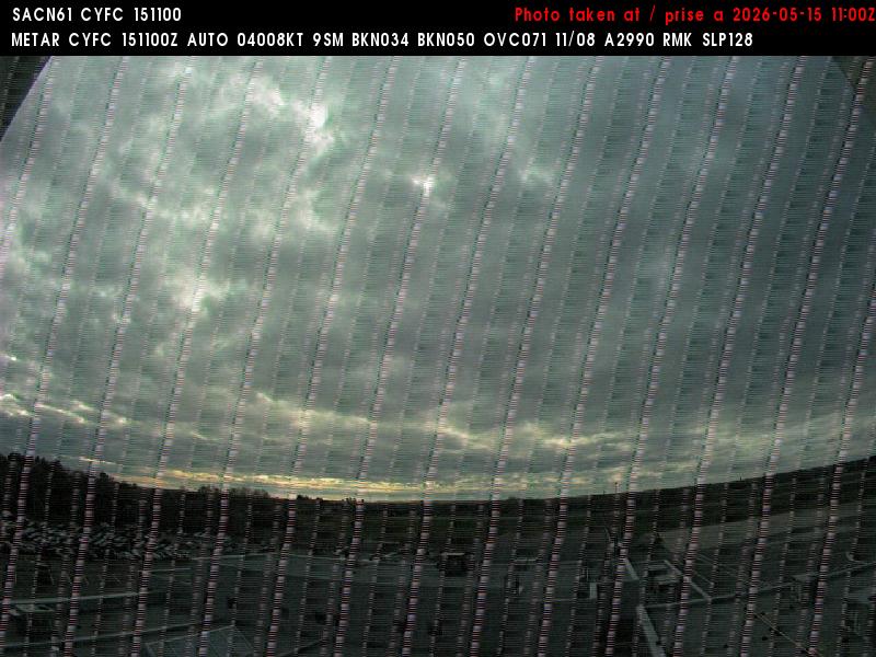 Web Cam image of Fredericton Airport (East)