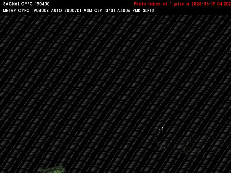 Web Cam image of Fredericton Airport (East)