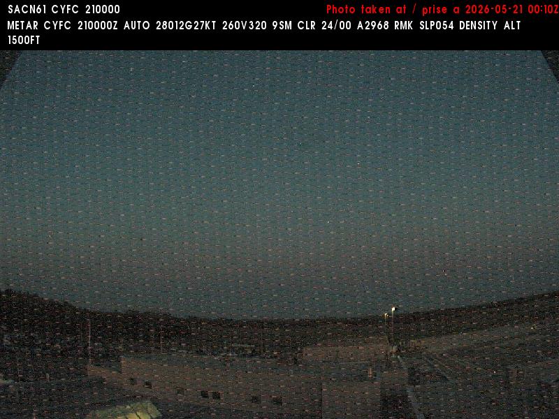 Web Cam image of Fredericton Airport (East)