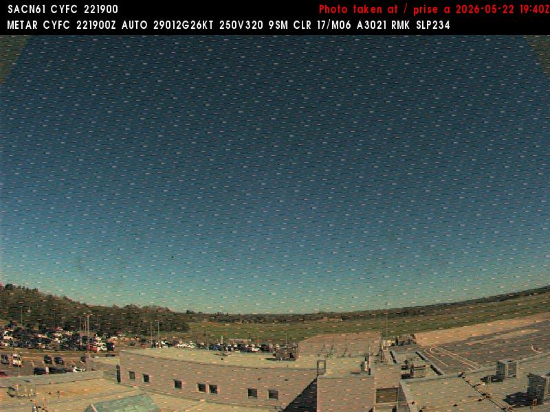 Web Cam image of Fredericton Airport (East)