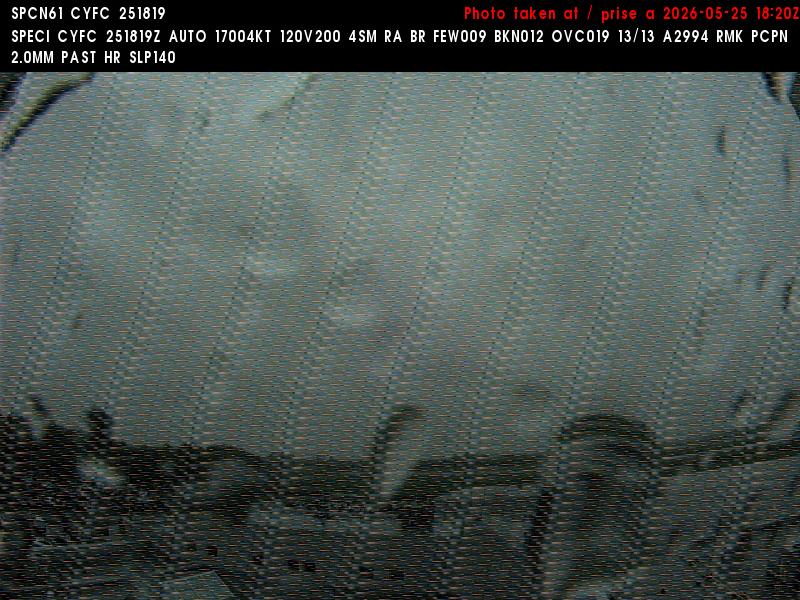 Web Cam image of Fredericton Airport (East)