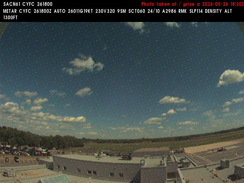 Web Cam image of Fredericton Airport (East)