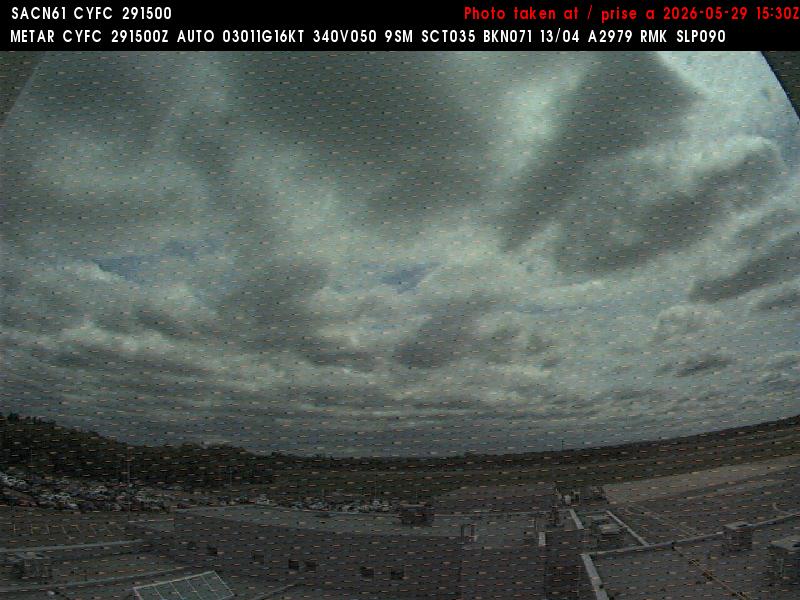 Web Cam image of Fredericton Airport (East)