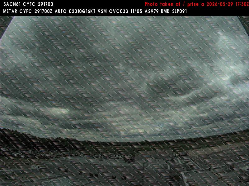 Web Cam image of Fredericton Airport (East)