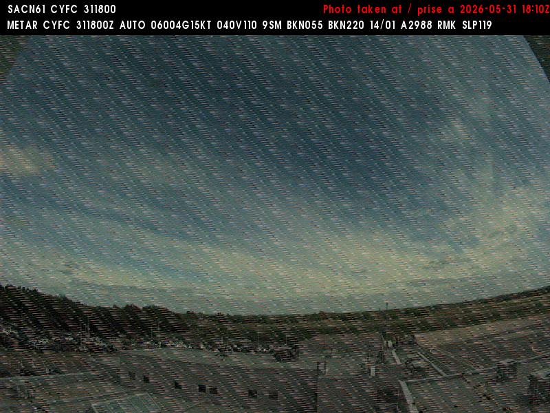 Web Cam image of Fredericton Airport (East)