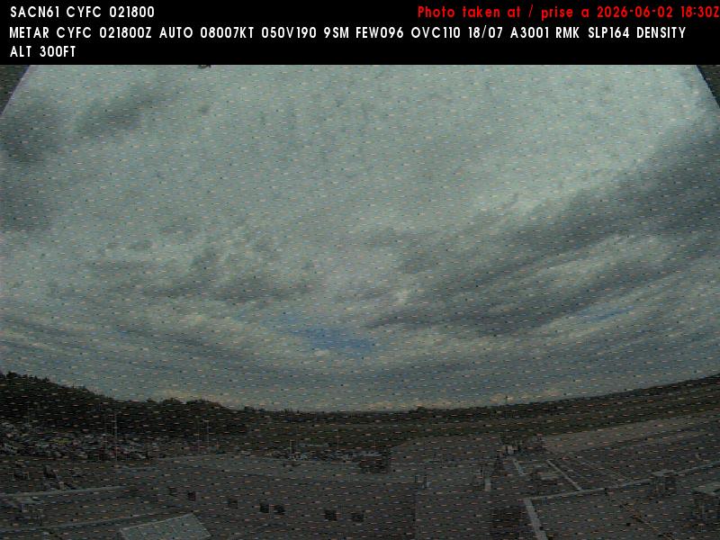 Web Cam image of Fredericton Airport (East)