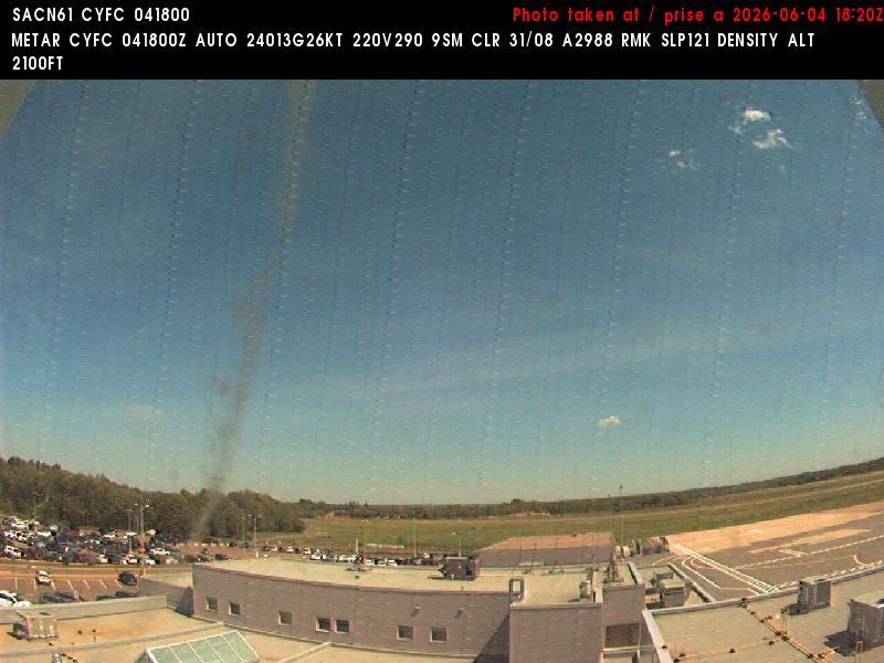 Web Cam image of Fredericton Airport (East)